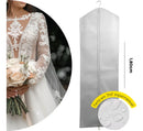 Capa Protetora Para Vestido Longo Noiva Madrinha Tnt Anti Mofo Umidade Cor Branco