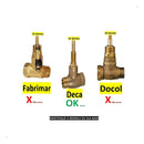 Acabamento Registro Quadrado 1.1/2 Padrão Estria Deca 50mm