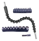 Jogo Com Extensor Flexivel E 21 Soquetes Bits Parafusadeira MFL
