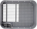 Escorredor De Louça Pratos Plástico Ou 44x30 Trium 12 Pratos Cor Cinza