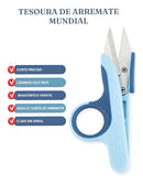 Tesoura Arremate Tic Super Edge Fio Mundial 11,4cm 1901-4