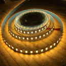 Fita Led 120 2835 14w/m 30 Mil Horas Vida Útil 5 Metros Cor Da Luz 3000k Branco Quente Tensão De Operação 12v Voltagem 110v/220v (bivolt