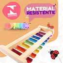 Xilofone Infantil Madeira Pronta Cor Colorido