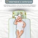 Trocador De Fralda Impermeável Dobrável Lindas Estampas Safari Verde