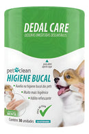 Dedal Care Higiene Limpeza Pet Cães/gatos 30un Bucal Dente Bafo Mau Hálito Sabor BUCAL MENTA
