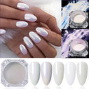 1 Pó Cromo Sereia Feng Unhas Uv Asa De Borboleta Cor Variado