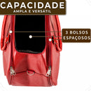 Mala De Viagem De Mão 10kg Feminina Bordo Grande Bols Vermelho