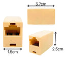 Emenda RJ45 para Cabo Rede Extensão CAT5/ 5E / CAT6 Gigabit
