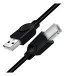 Cabo De Impressora Usb 2.0 Universal Para Epson Hp Samsung Cor Preto