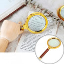 Lupa De Luxo Com Lente De Aumento Zoom 10x 70mm Mf-70