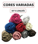 Kit 5 Lençol De Casal Padrão Com Elástico Avulso Cores