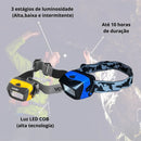 Lanterna De Cabeça Profissional Trabalho Funilaria Oferta Preto - Amarelo