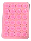Suporte Silicone Com Ventosa Para Celular Para Superfície Cor Rosa Liso