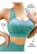 Kit 3 Tops Com Bojo Esportivo Fitness Academi Multicolorido GG