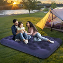 Colchão Inflável Casal Multiuso 191x137x22 + Kit Reparo Cor Azul