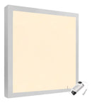 Plafon Painel Led 25w (24)  Sobrepor Quadrado 3000k Quente Amarelo