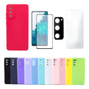 Capinha Capa Case Para Galaxy Samsung S20fe + Rosa-chiclete