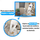 Educador Adestramento Cão Xixi Certo Sanitário Higiênico Adestrador + Spray Anti Mordida Moveis Objetos - Petliz
