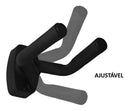 Propria Kit 03 Suporte Musical Parede Violão Cavaco Ukulele Guitarra Cor Preto