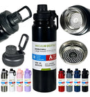 Garrafa Térmica 800ml Frio Com Isolamento Garrafinha Tre Preta