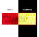 Fita Faixa Luminosa Refletiva Automotiva Decorativa 5cm x 3m Vermelha - Lunar Brasil