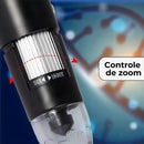 Microscópio Digital Usb Zoom Portátil Câmera Zoom 1600x Note Cor Preto Polares