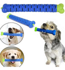 Osso Mordedor Removedor De Tártaros De Pets Escova Chewbrush Cor Azul