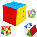 Kit 3 Cubo Mágico 2x2 3x3 e Pirâmide Profissional Puzzle Cor da estrutura Colorido MOYU