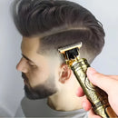 Máquina De Cortar Cabelo /sobrancelhas / Barba - Dragão Cor Dourado