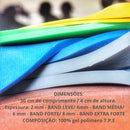 Kit Com 4 Rubber Band Mini Band Faixa Elástica Pilates Fisioterapia