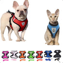 Coleira Peitoral Para Cachorro Pet Colete Refletivo + Guia Cor Vermelha Top Reflexível Tamanho da coleira M