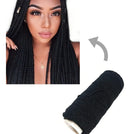 10 Rolos Fio Laxtex Elástico 10m São José 0,8mm Cor Preto Desenho do tecido Liso