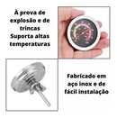 Termômetro Para Forno A Lenha Estufa Smoker Churrasqueira