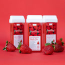 Cera Depilatória Roll-on Morango 100g - Depilflax