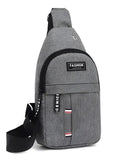 Bolsa Tiracolo Pochete Masculina Transversal Ombro Cor Cinza