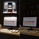 Luminária Barra Led Luz Monitor Notebook Computador Usb Mesa Preto Preto