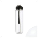 Garrafa Água 1 Litro Academia Tampa Trava Seguran Transparente