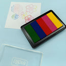 Carimbeira Degradê Colors 5 Cores Tilibra Carimbo