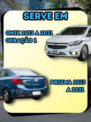 Moldura Lateral Do Para Brisa Ônix, Prisma - Kit Com 2 Peças