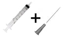 Seringa 3ml Com Agulha 25mm X 0,7mm Bico Luer Slip