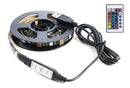 Fita Led 5050 Rgb Controle Remoto 2m 5v Usb Para Tv Pc Carro Cor da luz RGB 2M