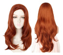Peruca Lace Wig  Organica Premium Levemente  Ondulada 6 RUIVA