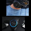 Relógio de pulso digital Skmei 1251 com corria de poliuretano cor preto