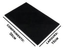 Tapete Escorredor De Louça Silicone Porta Copos Pratos 30x15 Cor Preto