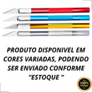 Kit Estilete Bisturi Precisão Profissional Corte Lâminas Aço