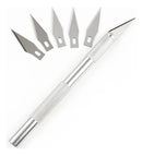 Estilete De Precisão Para Corte Bisturi Arte + 5 Lâminas