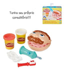 Play-Doh Hasbro massinha de modelar mini brincando de dentista E4919 cor vermelho e branco