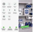 Organizador De Armário De Cozinha Kit Com 5 Organizadores