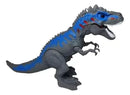 Tiranossauro Rex Brinquedo Solta Fumaça Anda Emite Luz E Som Cor Preto-Verde Personagem Dinossauro