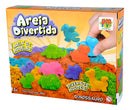 Areia De Modelar Brinquedo Infantil 300g Colorida Divertida